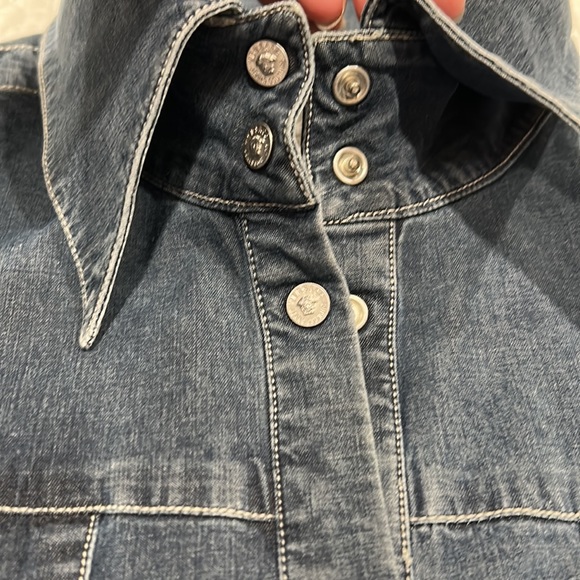 Versace Jeans Couture Denim Stretch Shirt - Picture 9 of 13